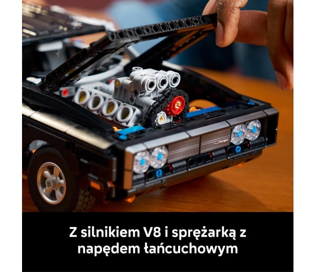 LEGO TECHNIC 42231 Samochód Fast and Furious Dodge Charger R/T - 1529761 - zdjęcie 6